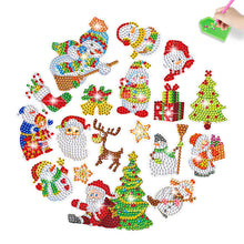 Load image into Gallery viewer, 2PCS Christmas Gem Art DIY Craft Kit Diamond Painting Sticker (Xmas is Coming)
