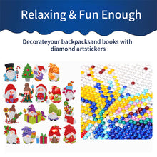 Load image into Gallery viewer, 2PCS Christmas Gem Art DIY Craft Kit Diamond Painting Sticker (Xmas Gnome)
