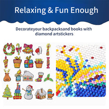 Load image into Gallery viewer, 2PCS Christmas Gem Art DIY Craft Kit Diamond Painting Sticker (Xmas Element)

