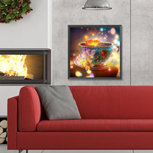 Load image into Gallery viewer, Diamond Painting - Full Round - tea cup and flowers (30*30CM)
