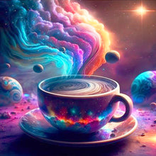 Load image into Gallery viewer, Diamond Painting - Full Round - Nebula Tea Cup (30*30CM)
