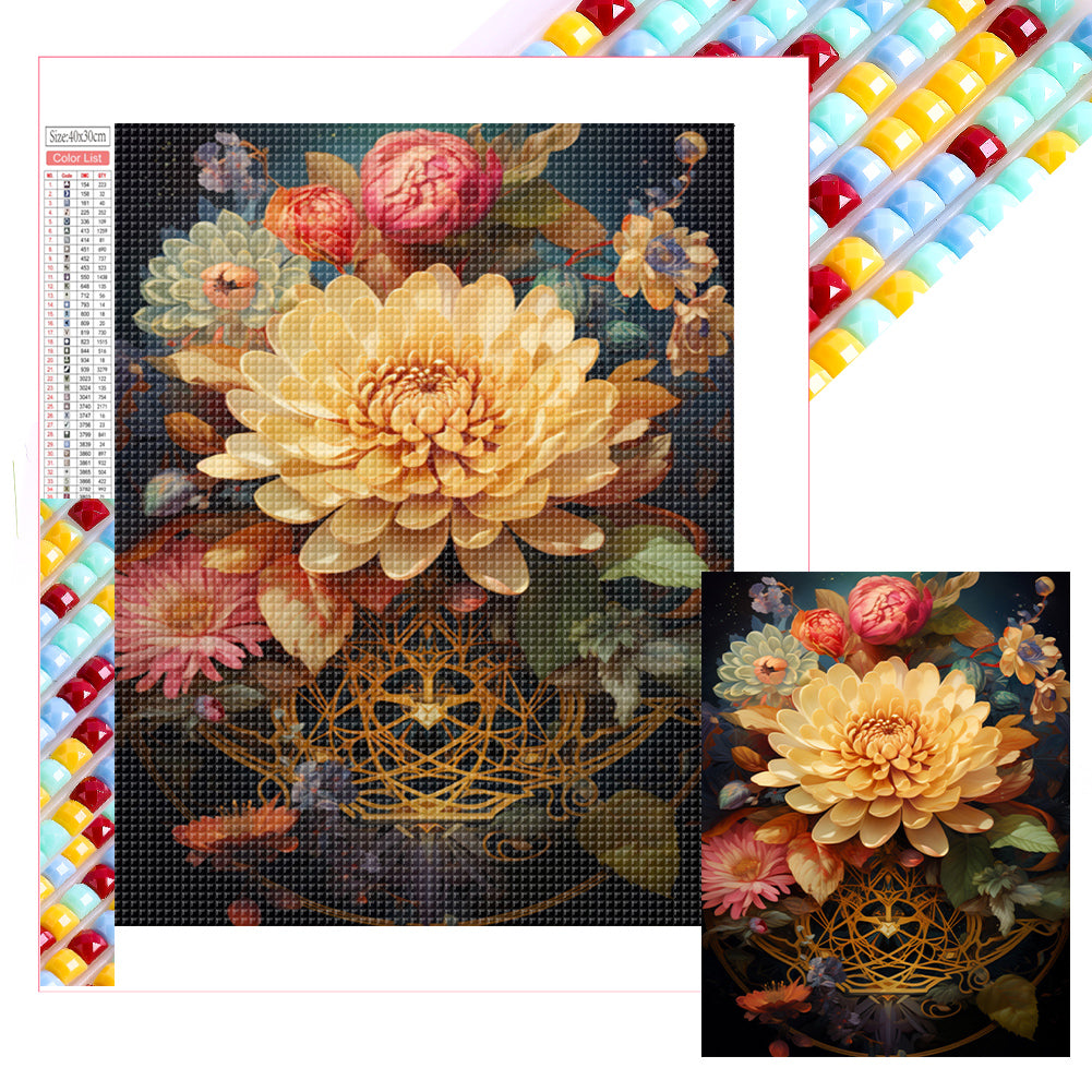 Diamond Painting - Full Square - flowers (30*40CM)