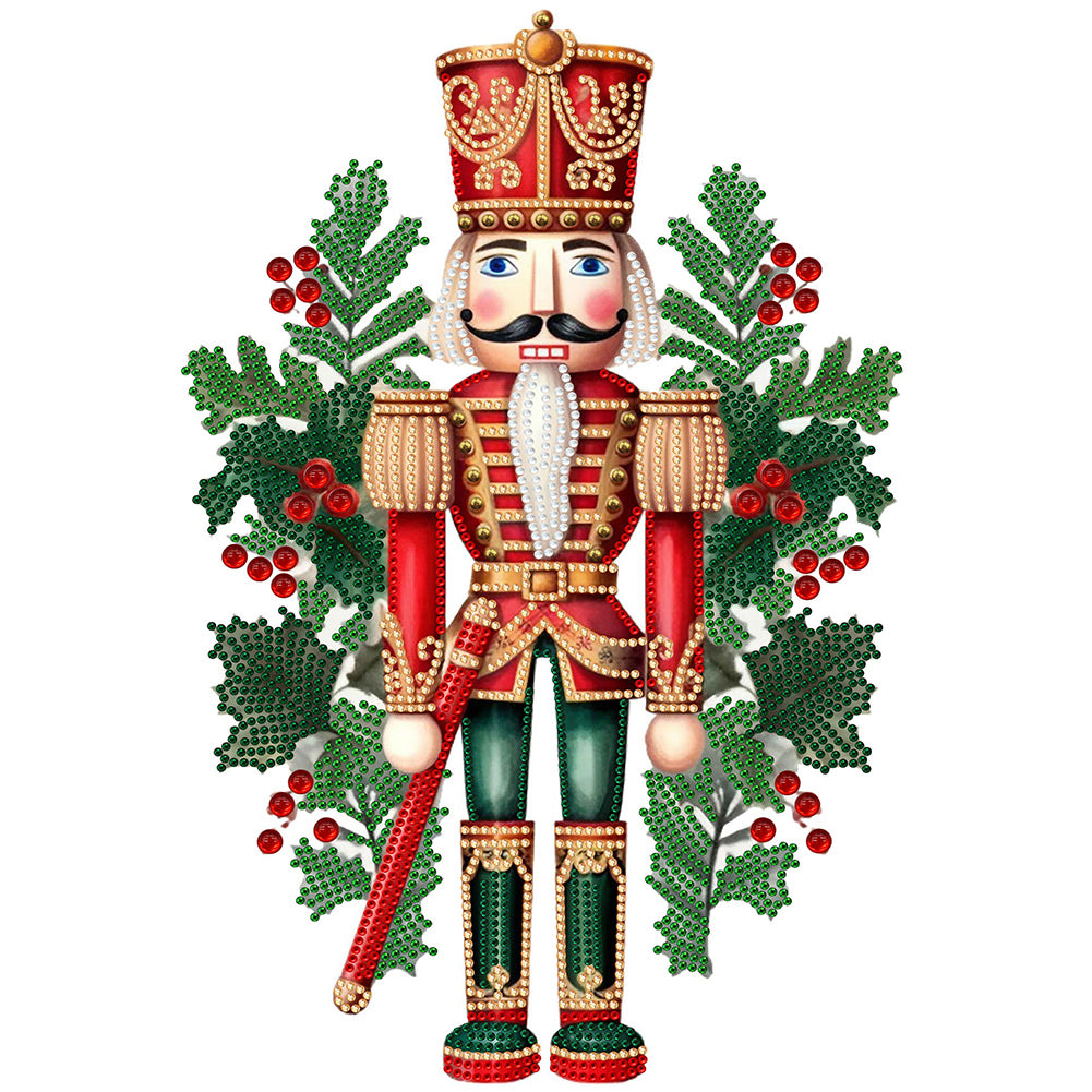 Diamond Painting - Partial Special Shaped - Christmas Nutcracker (30*40CM)