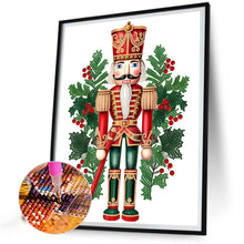 Load image into Gallery viewer, Diamond Painting - Partial Special Shaped - Christmas Nutcracker (30*40CM)
