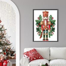 Load image into Gallery viewer, Diamond Painting - Partial Special Shaped - Christmas Nutcracker (30*40CM)
