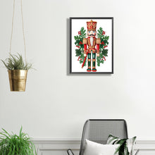 Load image into Gallery viewer, Diamond Painting - Partial Special Shaped - Christmas Nutcracker (30*40CM)
