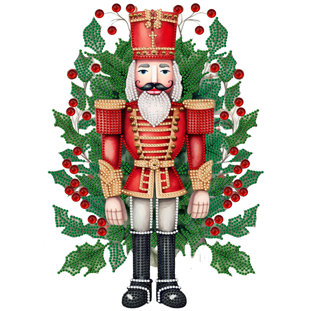 Diamond Painting - Partial Special Shaped - Christmas Nutcracker (30*40CM)
