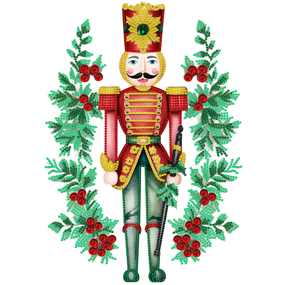 Diamond Painting - Partial Special Shaped - Christmas Nutcracker (30*40CM)