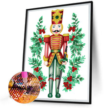 Load image into Gallery viewer, Diamond Painting - Partial Special Shaped - Christmas Nutcracker (30*40CM)
