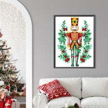 Load image into Gallery viewer, Diamond Painting - Partial Special Shaped - Christmas Nutcracker (30*40CM)
