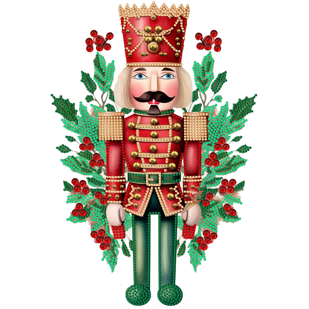 Diamond Painting - Partial Special Shaped - Christmas Nutcracker (30*40CM)
