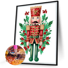 Load image into Gallery viewer, Diamond Painting - Partial Special Shaped - Christmas Nutcracker (30*40CM)
