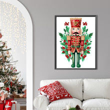 Load image into Gallery viewer, Diamond Painting - Partial Special Shaped - Christmas Nutcracker (30*40CM)
