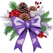Load image into Gallery viewer, Diamond Painting - Partial Special Shaped - Christmas bow (30*30CM)
