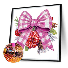 Load image into Gallery viewer, Diamond Painting - Partial Special Shaped - Christmas bow (30*30CM)
