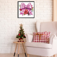 Load image into Gallery viewer, Diamond Painting - Partial Special Shaped - Christmas bow (30*30CM)
