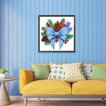 Load image into Gallery viewer, Diamond Painting - Partial Special Shaped - Christmas bow (30*30CM)
