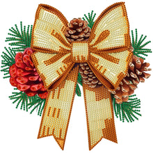 Load image into Gallery viewer, Diamond Painting - Partial Special Shaped - Christmas bow (30*30CM)
