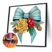 Load image into Gallery viewer, Diamond Painting - Partial Special Shaped - Christmas bow (30*30CM)
