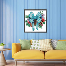 Load image into Gallery viewer, Diamond Painting - Partial Special Shaped - Christmas bow (30*30CM)
