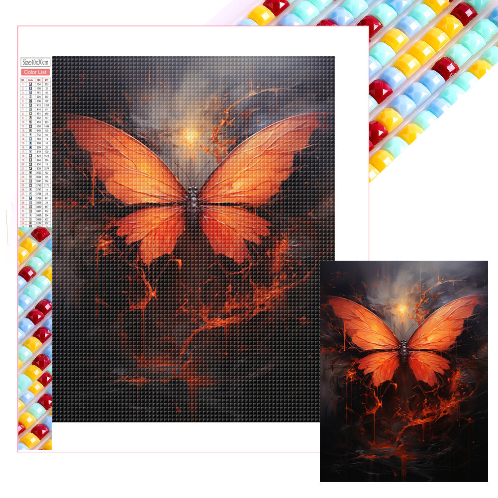 Diamond Painting - Full Square - Butterfly (30*40CM)