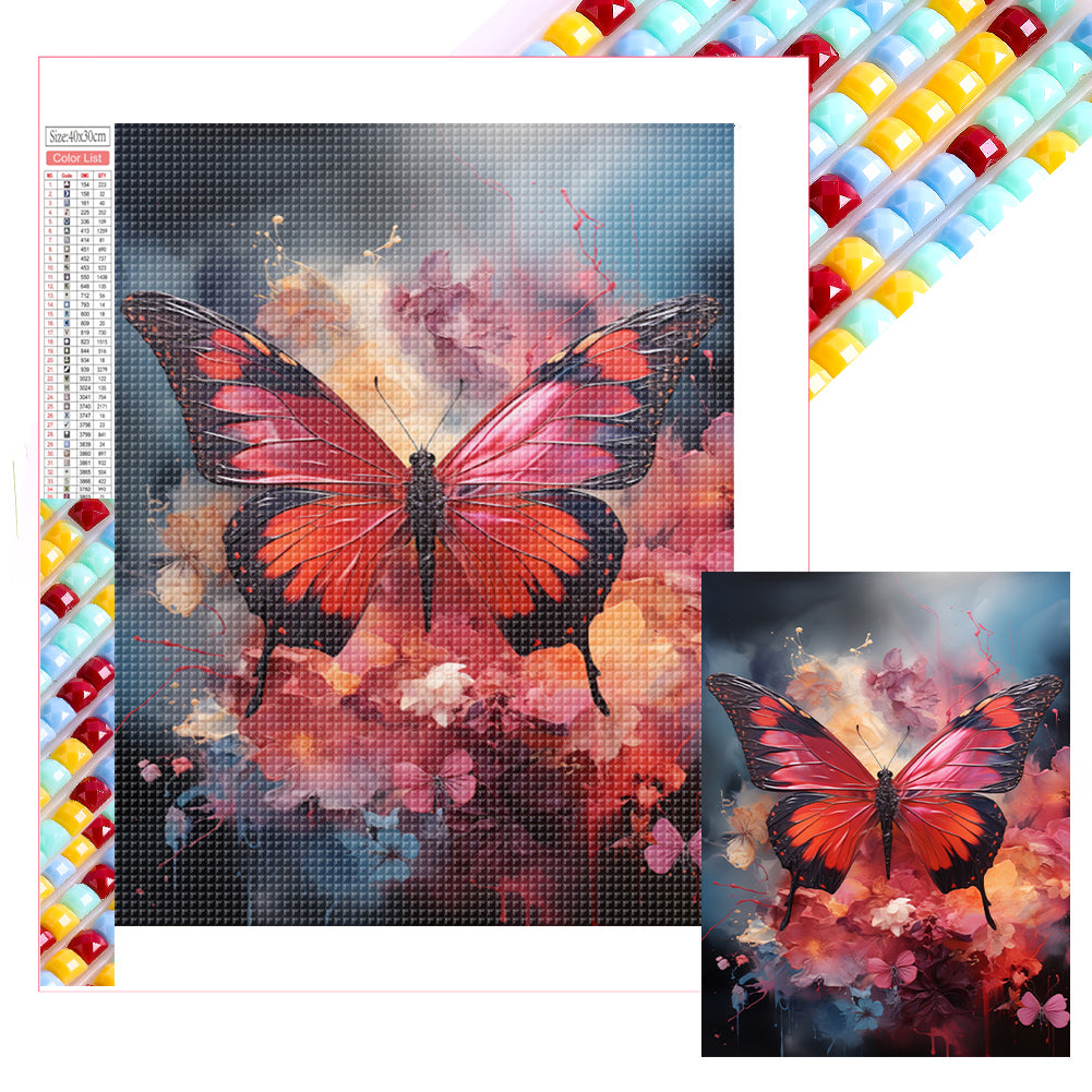 Diamond Painting - Full Square - Butterfly (30*40CM)