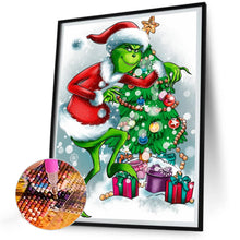 Load image into Gallery viewer, Diamond Painting - Full Round - Christmas Green Monster (30*40CM)
