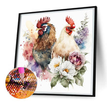 Load image into Gallery viewer, Diamond Painting - Full Round - Ink rooster (30*30CM)
