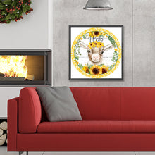 Load image into Gallery viewer, Diamond Painting - Full Round - Sunflower Lamb (30*30CM)
