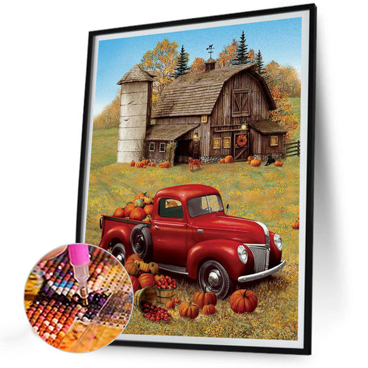 Diamond Painting - Full Round - country cabin (30*40CM)