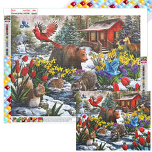 Load image into Gallery viewer, Diamond Painting - Full Square - snow village (50*40CM)
