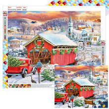 Load image into Gallery viewer, Diamond Painting - Full Square - snow village (50*40CM)
