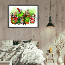 Load image into Gallery viewer, Diamond Painting - Full Round - Grinch cup drink (40*30CM)

