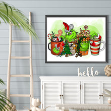 Load image into Gallery viewer, Diamond Painting - Full Round - Grinch cup drink (40*30CM)
