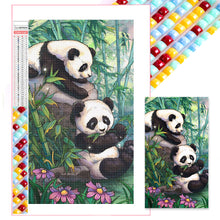 Load image into Gallery viewer, Diamond Painting - Full Square - Bamboo Forest Panda (40*70CM)
