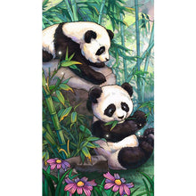 Load image into Gallery viewer, Diamond Painting - Full Square - Bamboo Forest Panda (40*70CM)
