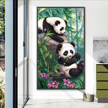 Load image into Gallery viewer, Diamond Painting - Full Square - Bamboo Forest Panda (40*70CM)
