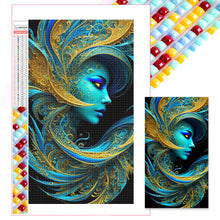 Load image into Gallery viewer, Diamond Painting - Full Square - mask blue beauty (40*70CM)
