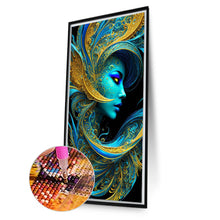 Load image into Gallery viewer, Diamond Painting - Full Square - mask blue beauty (40*70CM)
