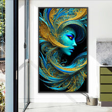 Load image into Gallery viewer, Diamond Painting - Full Square - mask blue beauty (40*70CM)
