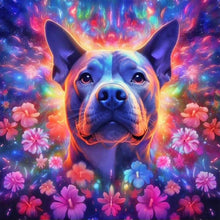 Load image into Gallery viewer, Diamond Painting - Full Round - colorful dog (30*30CM)
