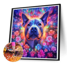 Load image into Gallery viewer, Diamond Painting - Full Round - colorful dog (30*30CM)
