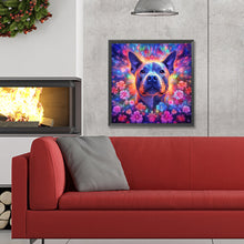 Load image into Gallery viewer, Diamond Painting - Full Round - colorful dog (30*30CM)
