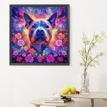 Load image into Gallery viewer, Diamond Painting - Full Round - colorful dog (30*30CM)
