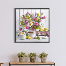 Load image into Gallery viewer, Diamond Painting - Full Square - vase on the dining table (50*50CM)
