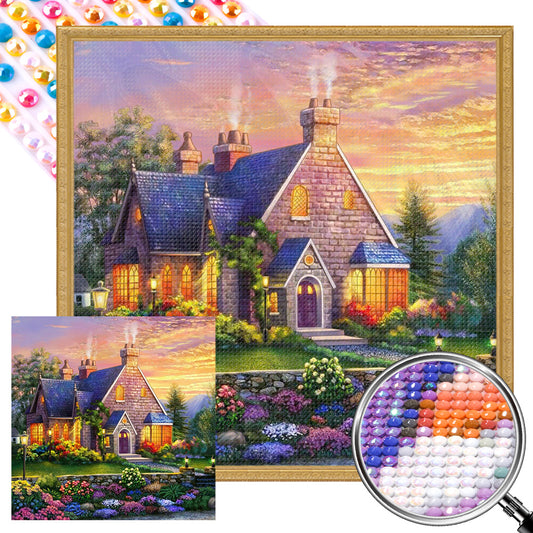 AB Diamond Painting - Full Round - country house (40*40CM)