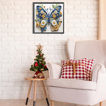 Load image into Gallery viewer, Diamond Painting - Partial Special Shaped - butterfly paper painting (30*30CM)
