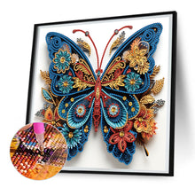 Load image into Gallery viewer, Diamond Painting - Partial Special Shaped - butterfly paper painting (30*30CM)
