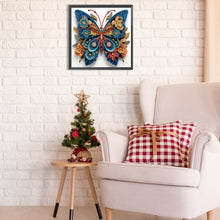 Load image into Gallery viewer, Diamond Painting - Partial Special Shaped - butterfly paper painting (30*30CM)
