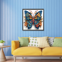Load image into Gallery viewer, Diamond Painting - Partial Special Shaped - butterfly paper painting (30*30CM)
